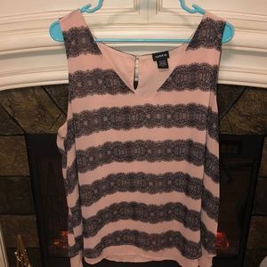 Torrid Blush Sleeveless Blouse